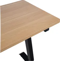 TÖÖLAUD ERGO 1 MOOTORIGA 140X70CM, VAHER/MUST