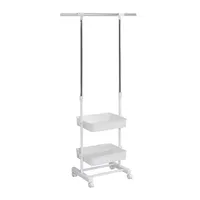 STANGE FERGUS 47-77X29X92-165CM, VALGE