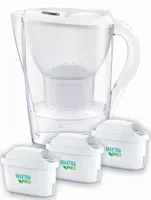 VEEFILTERKANN BRITA MARELLA +3 MXPRO FILTRIT 2,4L VALGE