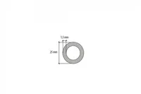 ALUMIINIUM O-PROFIIL CEZAR 25X1,5X2000MM 