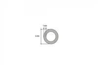 ALUMIINIUM O-PROFIIL CEZAR 6X1X1000MM  