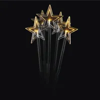 JÕULU VAIVALGUSTI AEDA TÄHED 5TK 5 LED SOE VALGE IP44, 3XAAA