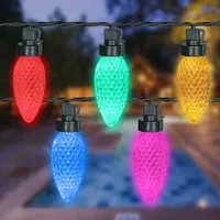 VALGUSKETT KÄBID VÄLIS 4,5M 40 LED MITMEVÄRVILINE JÄTKATAV