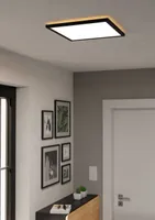 PLAFOON EGLO ROVITO-R IP44 2700-6500K 39X39CM PULT MUST