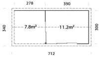 AIAMAJA PALMAKO AMANDA 11,2+7,8M² SLIDE