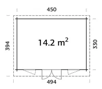 AIAMAJA PALMAKO LISA 14,2M²