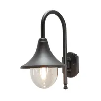 VÄLISVALGUSTI KONSTSMIDE BARI DOWN SEINALE 60W IP44 E27 MUST