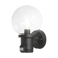VÄLISVALGUSTI KONSTSMIDE NEMI UP SEINALE 60W IP44 E27 MUST