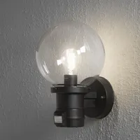 VÄLISVALGUSTI KONSTSMIDE NEMI UP SEINALE 60W IP44 E27 MUST
