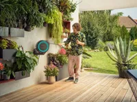 VOOLIKUPOOLI KOMPLEKT SEINALE GARDENA ROLLUP M, 20M