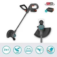 MURUTRIMMER GARDENA EASYTRIM 25/18V P4A, AKU JA LAADIJAGA