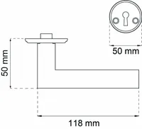 KÄEPIDE+VÕTMEKILP HABO MIAMI KOMBI MUST