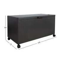 SÄILITUSKAST MIRADOR 142X72XH80CM, TUMEHALL