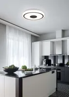 PLAFOON LED TRIO BUNDA 34CM MATT 16W MUST