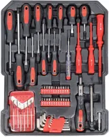 KÄSITÖÖRIISTA KOMPLEKT KOHVRIS, 253 OSA