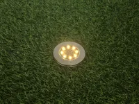 AIAVALGUSTI SOLAR LED Ø11,5CM PÄIKESEPANEELIGA 2TK