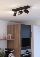 VANNITOAVALGUSTI CONSUMA 3W 3XGU10 MUST