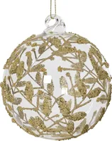 JÕULUKUUL LEHED Ø12CM KLAAS LÄBIPAISTEV