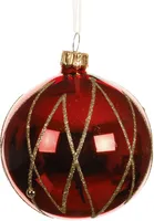 JÕULUKUUL JOONED Ø8CM KLAAS PUNANE