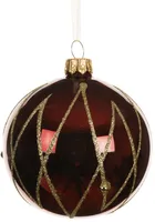 JÕULUKUUL JOONED Ø8CM KLAAS TUMEPUNANE