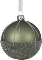 JÕULUKUUL JÄINE Ø8CM KLAAS ROHELINE