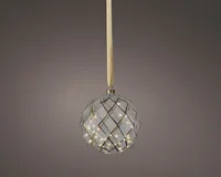 JÕULUKUJU PALL 40LED KLAAS 20CM LÄBIPAISTEV