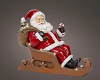 JÕULUKUJU SAAN LED 13,5X30,5X22,5CM TAIMERIGA