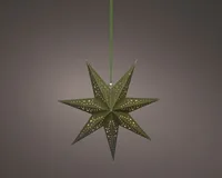 JÕULUVALGUSTUS TÄHT 6LED 38X18,5CM ROHELINE