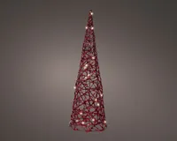 JÕULUKUJU KUUSK 20LED 12X40CM PUNANE TAIMERIGA