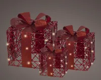 JÕULUKUJU KINGITUS 15/20/30LED 5X30CM 3TK PUNANE