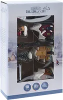 JÕULUKÜLA TÄNAV 3LED 18X7X29,5CM 10-OSALINE