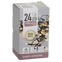 JÕULUVALGUSTUS 24 LED 1,8M IP44 3XAA SOE VALGUS