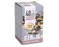 JÕULUVALGUSTUS 48 LED 3,5M IP44 3XAA SOE VALGUS