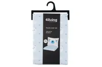 VOODIPESUKOMPLEKT 4LIVING 150X210CM + 50X60CM SININE