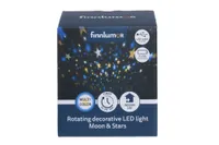 DEKORATIIVVALGUSTI LED KUU JA TÄHED, PÖÖRLEV
