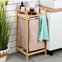 PESUKAST RIIULIGA 33X33X73CM, BAMBUS/TAUPE