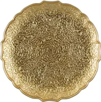 DEKORATIIVNE TALDRIK MICA DECORATIONS Ø33CM KULDNE