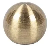 KARDINAPUU OTSIK DEKORIKA KULA LÄIKIV ANTIIK Ø19MM KULDNE 2TK PAKIS