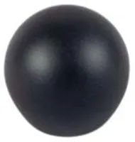 KARDINAPUU OTSIK DEKORIKA KULA Ø19MM MUST MATT 2TK PAKIS