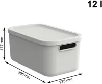 HOIUKAST KAANEGA ROTHO ALBULA 12L, VALGE