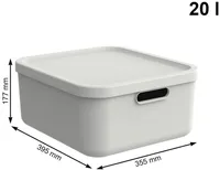 HOIUKAST KAANEGA ROTHO ALBULA 20L, VALGE