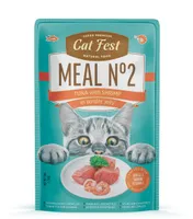 MÄRGTOIT CATFEST KASSIDELE TUUNIKALA TARRETIS KREVETTIDEGA 12X50G