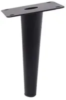 MÖÖBLIJALG 32X200MM VILTUNE KITSENEV JALG, MUST