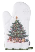 PAJAKINNAS ALTOM DESIGN JÕULUKUUSK 18X28CM VALGE/ ROHELINE