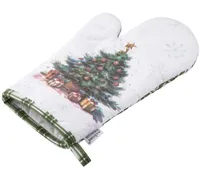 PAJAKINNAS ALTOM DESIGN JÕULUKUUSK 18X28CM VALGE/ ROHELINE