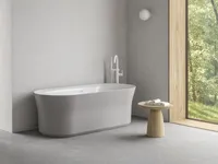 AKRÜÜLVANN RAVAK YPSILON 180X80CM SMOKE GREY/VALGE