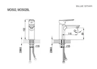 VALAMUSEGISTI BLUE STAR MODENA MO 502BL MUST MATT