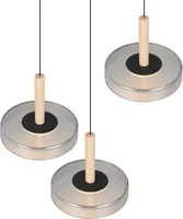 RIPPVALGUSTI CELESTE LED 3 MATT MUST KLAAS/KROOM/PUIT