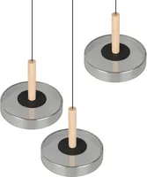 RIPPVALGUSTI CELESTE LED 3 MATT MUST KLAAS/KROOM/PUIT