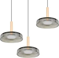 RIPPVALGUSTI CELESTE LED 3 MATT MUST KLAAS/KROOM/PUIT